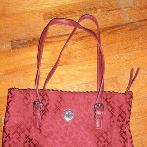 Tommy Hilfiger Red Purse/Handbag~EUC!~